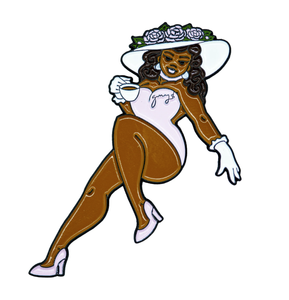 "Zinnia" Enamel Pin-up