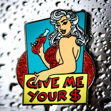 Load image into Gallery viewer, Poppy GMY$ Enamel Pin-up - &quot;Cherry Red&quot;